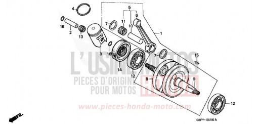 VILEBREQUIN/PISTON CR80RB1 de 2001